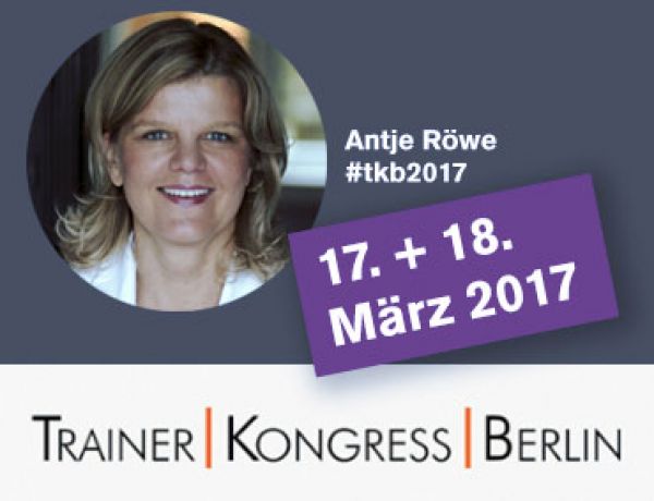 TalentKompass - Antje Röwe ist beim Trainer Kongress 2017 in Berlin als Referentin dabei